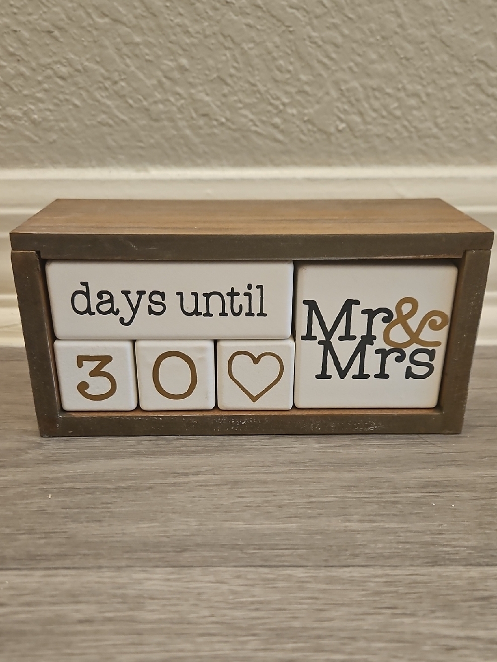 Collins Painting Mr. & Mrs. Countdown Clock